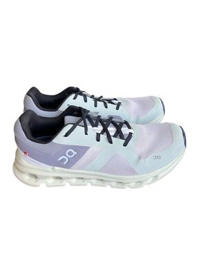 On Cloudrunner Frost/Aloe Women’s Size 11 Frost Gray Green Black  Sneakers
